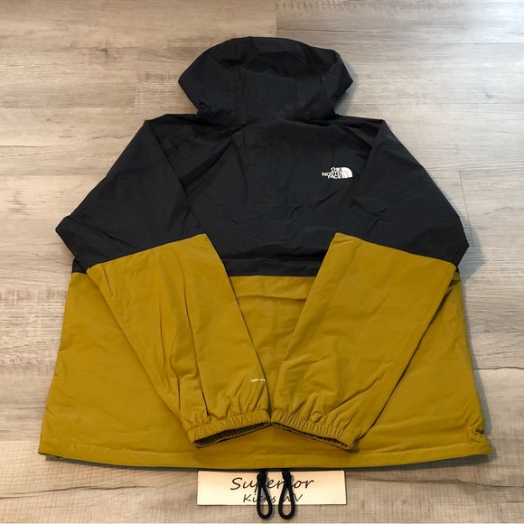The North Face Men’s Antora Rain Hoodie “TNF Black/Mineral Gold” - Picture 3 of 4